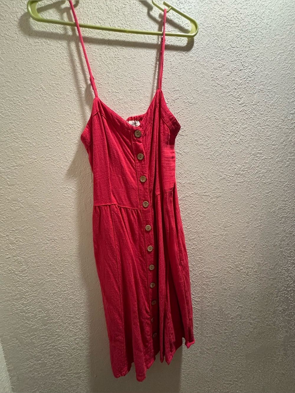 Universal Thread Button-Front Midi Dress; large